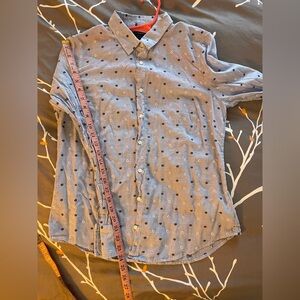 Women Blue Patterned Shirt